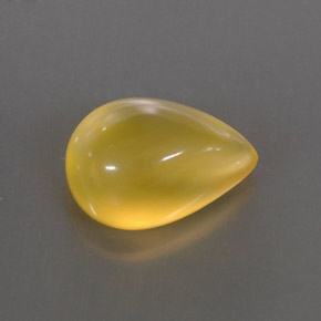 Opala de fogo amarelo natural 3,67ct, transparente, transparente/translúcido