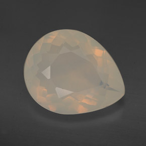 Opala de fogo amarelo natural 4,47ct, transparente, transparente/translúcido