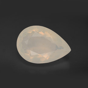 Opala de fogo amarelo natural 4,60ct, transparente, transparente/translúcido