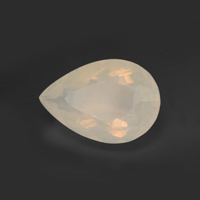 Opala de fogo amarelo natural 4,60ct, transparente, transparente/translúcido