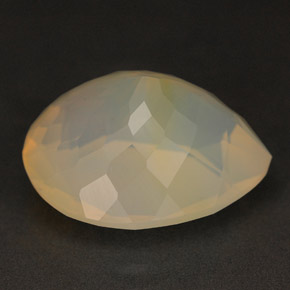 Opala de fogo amarelo natural 6,26ct, transparente, transparente/translúcido