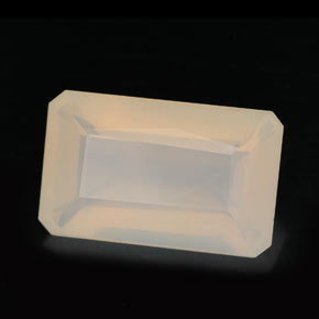 Opala de Fogo Branco amarelo Natural 6.02ct, Transparente, Transparente/Translúcido