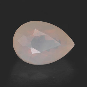 Opala de fogo amarelo natural 3,45ct, transparente, transparente/translúcido
