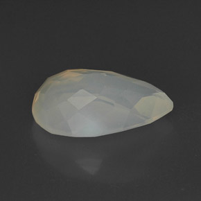Opala de fogo branco natural 8,35ct, transparente, transparente/translúcido