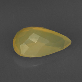 Opala de fogo amarelo natural 6,92ct, transparente, transparente/translúcido