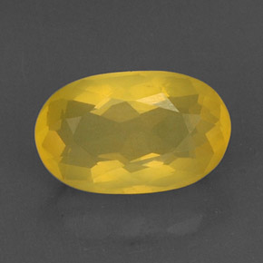 Opala de fogo amarelo natural 4,83ct, transparente, transparente/translúcido