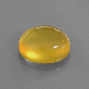 Opala de fogo amarelo natural 8,99ct, transparente, transparente/translúcido