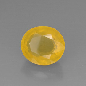 Opala de fogo laranja natural 5,27ct, transparente, transparente/translúcido