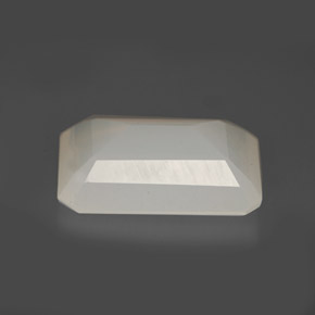 Opala de fogo branco natural 4,83ct, transparente, transparente/translúcido