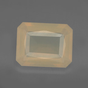 Opala de fogo laranja natural 4,72ct, transparente, transparente/translúcido