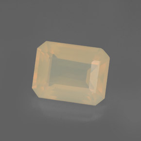 Opala de fogo laranja natural 2,88ct, transparente, transparente/translúcido