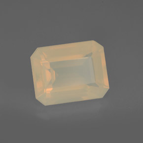 Opala de fogo laranja natural 2,88ct, transparente, transparente/translúcido