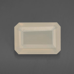 Opala de fogo branco natural 2,21ct, transparente, transparente/translúcido