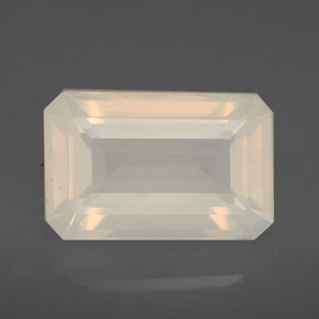 Opala de fogo branco natural 3,76ct, transparente, transparente/translúcido