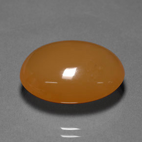 Opala de fogo laranja natural 12,70ct, corte oval, translúcido