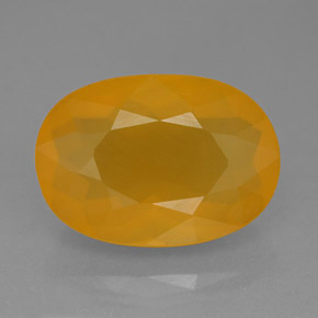 Opala de Fogo Amarelo alaranjado Natural 7.98ct, Transparente, Transparente/Translúcido