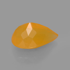 Opala de fogo laranja natural 2,20ct, transparente, transparente/translúcido