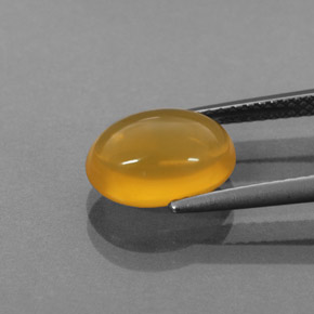Opala de fogo laranja natural 2,62ct, transparente, transparente/translúcido