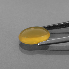 Opala de fogo laranja natural 1,54ct, transparente, transparente/translúcido