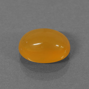 Opala de fogo laranja natural 1,30ct, corte oval, translúcido