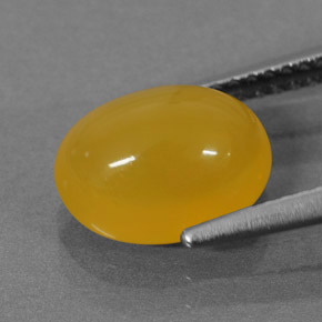 Opala de fogo laranja natural 2,26ct, corte oval, translúcido