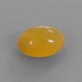 Opala de fogo laranja natural 4,03ct, corte oval, translúcido
