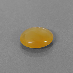 Opala de fogo laranja natural 1,86ct, corte oval, translúcido