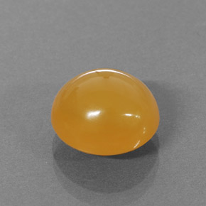 Opala de fogo laranja natural 3,25ct, corte oval, translúcido