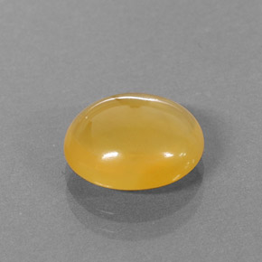 Opala de fogo laranja natural 2,42ct, corte oval, translúcido