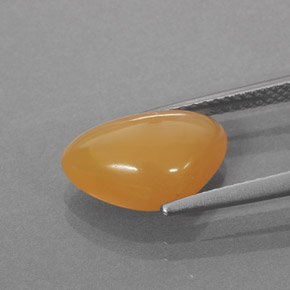Opala de fogo laranja natural 2,86ct, trillion, translúcido
