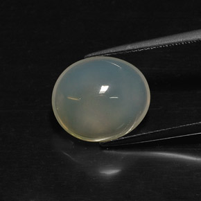 Opala de fogo branco natural 5,14ct, transparente, transparente/translúcido