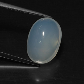 Opala de fogo branco natural 7,57ct, transparente, transparente/translúcido