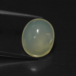 Opala de fogo amarelo natural 6,89ct, transparente, transparente/translúcido