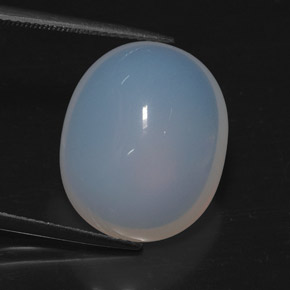Opala de fogo branco natural 14,49ct, transparente, transparente/translúcido