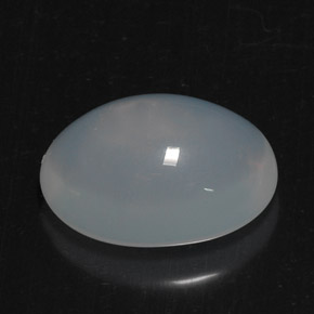 Opala de fogo branco natural 8,77ct, transparente, transparente/translúcido