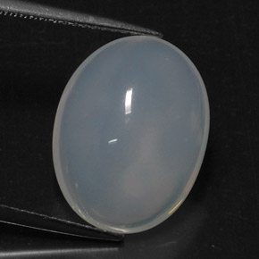 Opala de fogo branco natural 8,77ct, transparente, transparente/translúcido