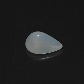 Opala de fogo branco natural 3,21ct, transparente, transparente/translúcido
