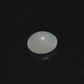 Opala de fogo branco natural 2,24ct, transparente, transparente/translúcido