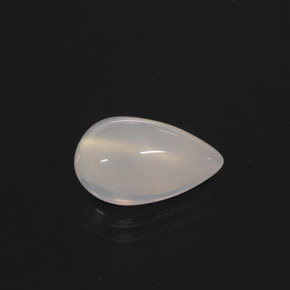 Opala de fogo branco natural 3,15ct, transparente, transparente/translúcido
