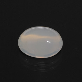 Opala de fogo branco natural 3,44ct, transparente, transparente/translúcido