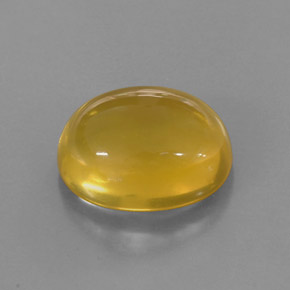 Opala de Fogo Amarelo Natural 7.58ct, Transparente, Transparente/Translúcido