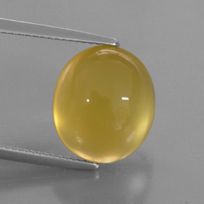 Opala de fogo amarelo natural 9,05ct, transparente, transparente/translúcido