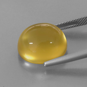 Opala de fogo amarelo natural 9,05ct, transparente, transparente/translúcido