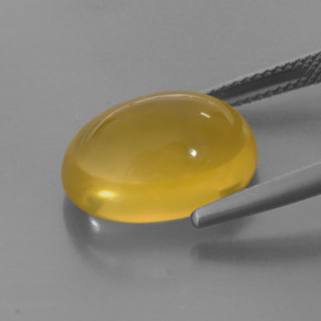 Opala de fogo amarelo natural 7,92ct, transparente, transparente/translúcido