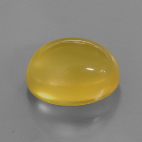 Opala de fogo amarelo natural 14,60ct, transparente, transparente/translúcido