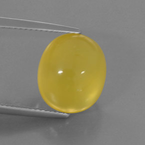 Opala de Fogo Amarelo Natural 5.84ct, Transparente, Transparente/Translúcido