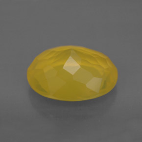 Opala de fogo amarelo natural 4,80ct, transparente, transparente/translúcido