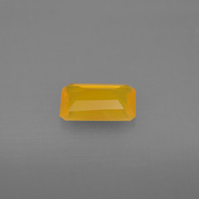 Opala de fogo amarelo natural 0,70ct, transparente, transparente/translúcido