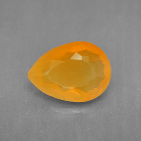 Opala de fogo amarelo natural 1,89ct, transparente, transparente/translúcido