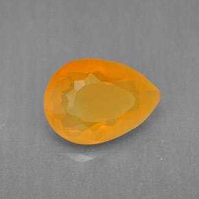Opala de fogo amarelo natural 1,89ct, transparente, transparente/translúcido